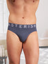 Men's Micromodal Solid Brief - Ultra Soft, Antimicrobial, No Marks Waistband - Peacoat Blue